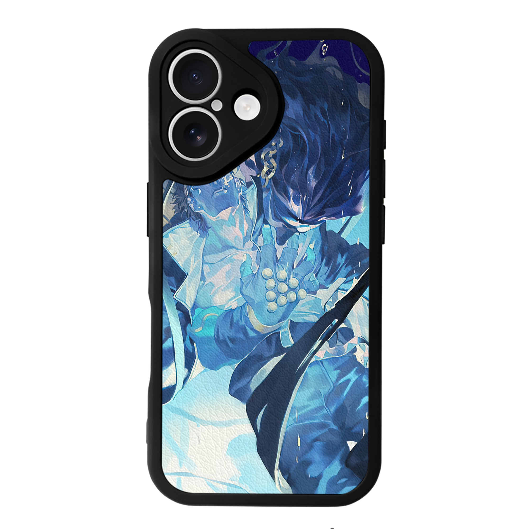 （画像用） ジョジョの奇妙な冒険 JoJo's Bizarre Adventure 【iPhone 16シリーズ対応】シリコンスマホケース（レザー調） 材質：シリコン